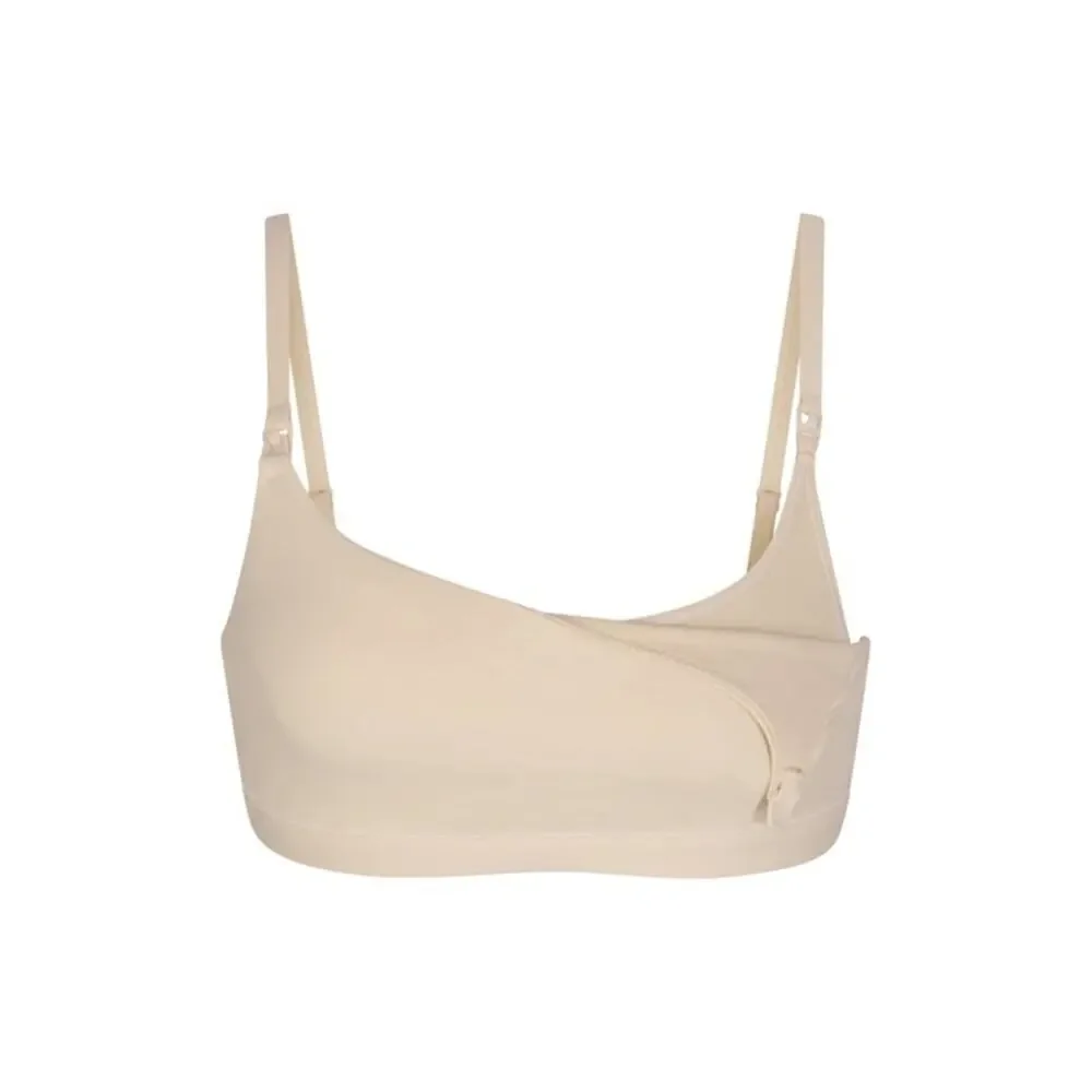 SKIMS FITS EVERYBODY Maternity Pumping Scoop Bralette - Sand Size 4X NWT #1874